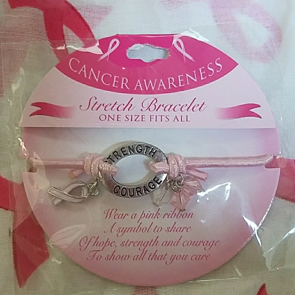 NWT Breast Cancer Awareness Pink bracelet